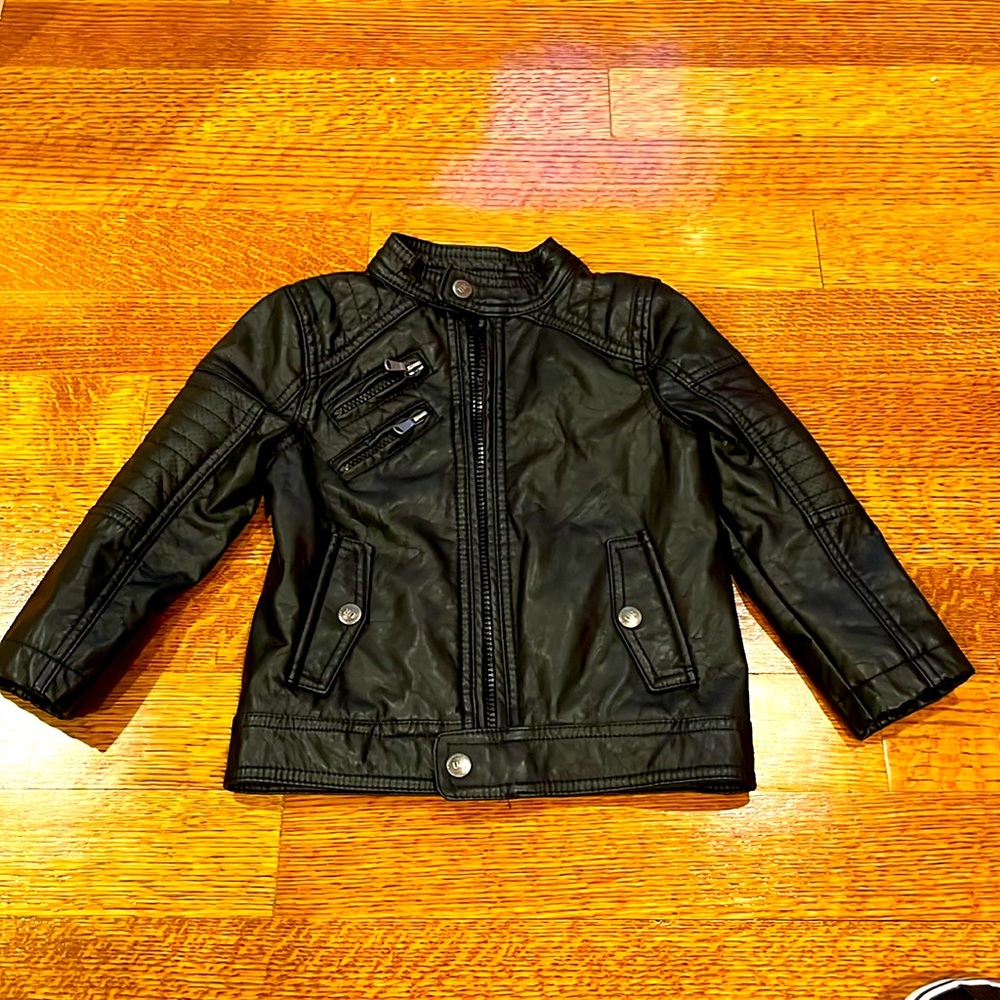 Toddler leather jacket